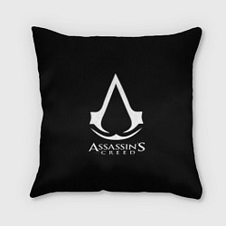 Подушка квадратная Assassins Creed logo game, цвет: 3D-принт