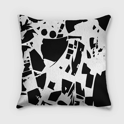 Подушка квадратная New York yankees - abstraction / 3D-принт – фото 2