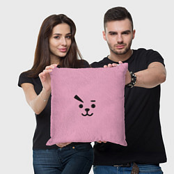 Подушка квадратная BT21 Cooky, цвет: 3D-принт — фото 2
