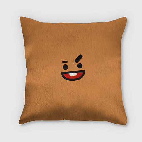 Подушка квадратная BT21 Shooky / 3D-принт – фото 2