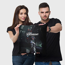 Подушка квадратная Game - The First Descendant, цвет: 3D-принт — фото 2