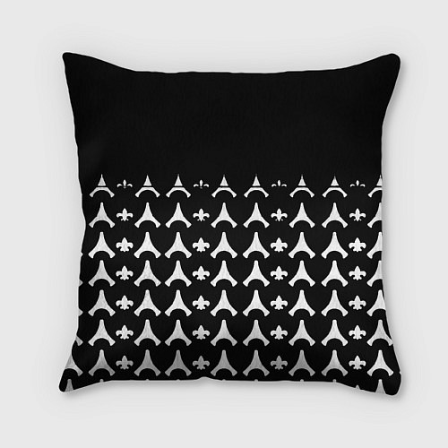 Подушка квадратная Juventus sport club / 3D-принт – фото 2