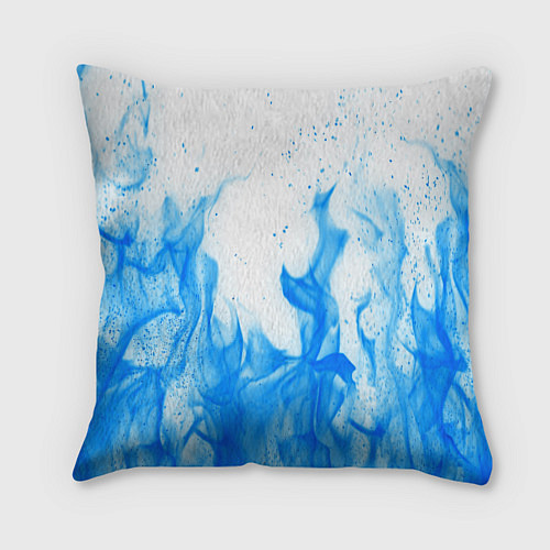 Подушка квадратная Dead by april fire blue / 3D-принт – фото 2