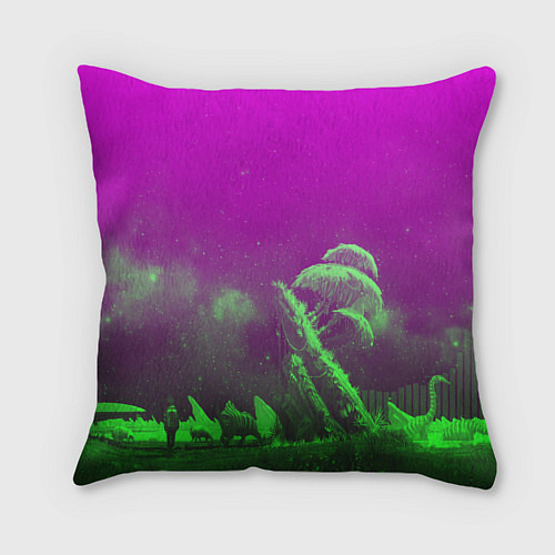 Подушка квадратная Starfield space rpg / 3D-принт – фото 2