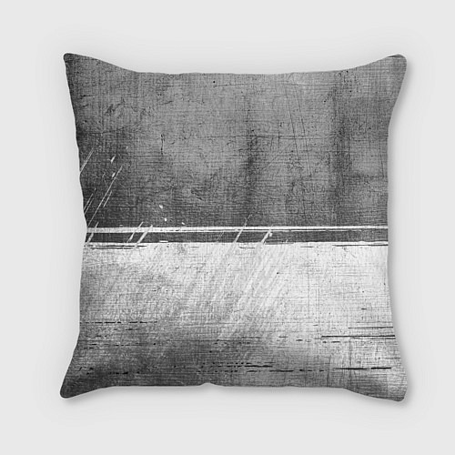 Подушка квадратная Great Wall - grey gradient посередине / 3D-принт – фото 2