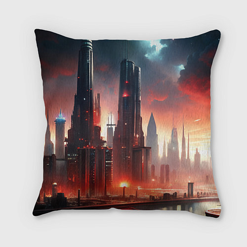 Подушка квадратная Мгла Deadlock / 3D-принт – фото 2