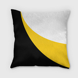 Подушка квадратная Сокрушу пред ним врагов его большая хризма, цвет: 3D-принт