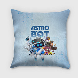 Подушка квадратная Astro Bot - Game, цвет: 3D-принт