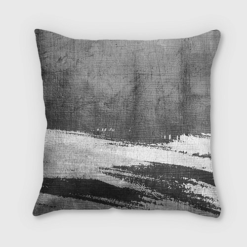 Подушка квадратная Ozzy Osbourne - grey gradient посередине / 3D-принт – фото 2