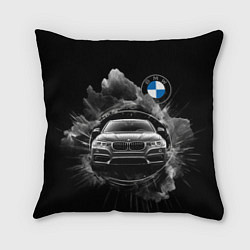 Подушка квадратная BMW абстрактный дым, цвет: 3D-принт