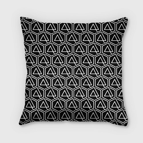 Подушка квадратная Linkin park pattern / 3D-принт – фото 2