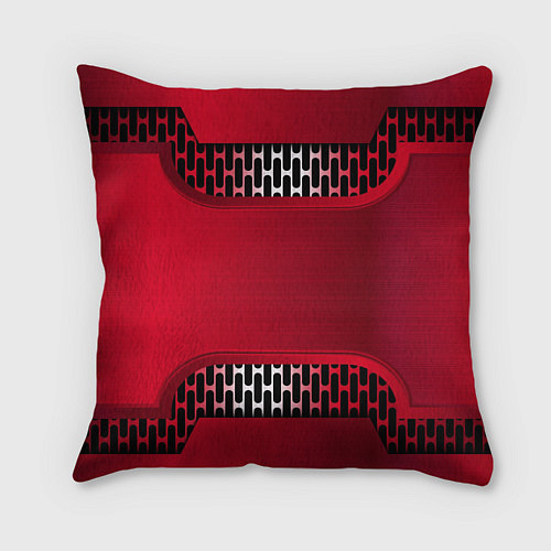 Подушка квадратная Audi metal steel / 3D-принт – фото 2