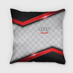 Подушка квадратная AUDI auto texture, цвет: 3D-принт