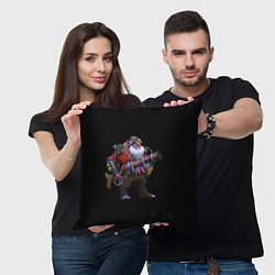 Подушка квадратная Снайпер Dota 2, цвет: 3D-принт — фото 2