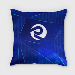 Подушка квадратная ARC Raiders blue poly, цвет: 3D-принт