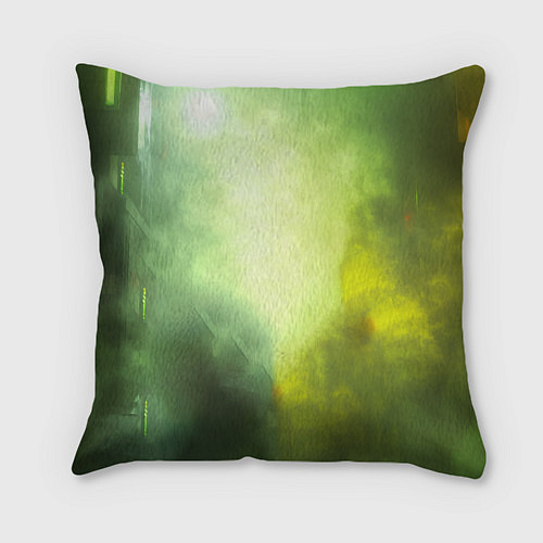 Подушка квадратная Stalker 2 ядовитый дым / 3D-принт – фото 2