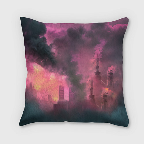 Подушка квадратная Stalker 2 радиоактивный фон / 3D-принт – фото 2