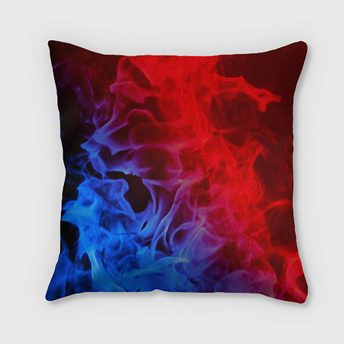 Подушка квадратная Horizon zero dawn fire gradient / 3D-принт – фото 2