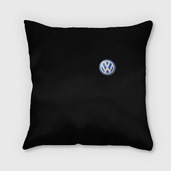 Подушка квадратная Volkswagen logo auto, цвет: 3D-принт