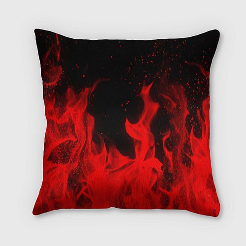 Подушка квадратная Samurai fire red / 3D-принт – фото 2