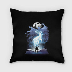 Подушка квадратная Harry Potter patronus and dementors