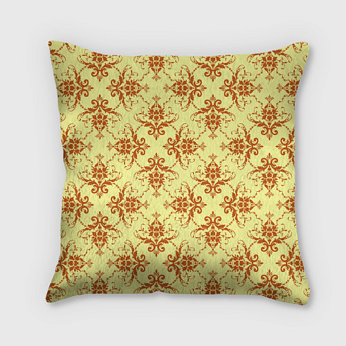 Подушка квадратная Солнечная виньетка / 3D-принт – фото 2