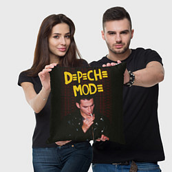 Подушка квадратная Depeche Mode - Dave, цвет: 3D-принт — фото 2
