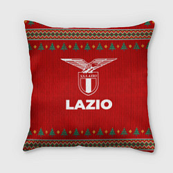 Подушка квадратная Lazio new year, цвет: 3D-принт