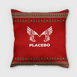 Подушка квадратная Placebo new year, цвет: 3D-принт