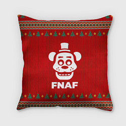 Подушка квадратная FNAF new year, цвет: 3D-принт
