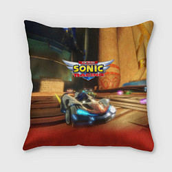 Подушка квадратная Team Sonic racing - video game, цвет: 3D-принт