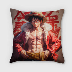 Подушка квадратная One piece Monkey D Luffy