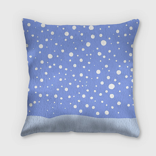 Подушка квадратная Удивленный Санта Клаус / 3D-принт – фото 2