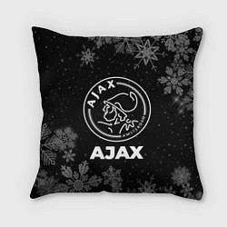 Подушка квадратная Снежный Ajax, цвет: 3D-принт