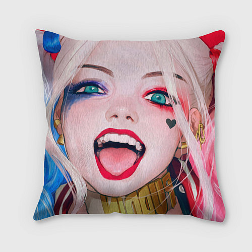 Подушка квадратная Харли квин / 3D-принт – фото 2