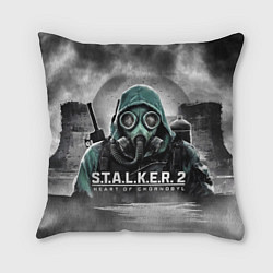 Подушка квадратная Stalker 2 heart of Chornobyl radiation