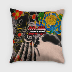 Подушка квадратная Tekken tatoo japan, цвет: 3D-принт