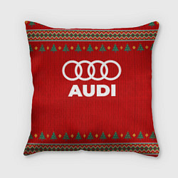 Подушка квадратная Audi new year, цвет: 3D-принт