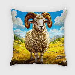 Подушка квадратная Баран