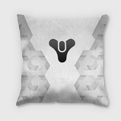 Подушка квадратная Destiny white poly, цвет: 3D-принт