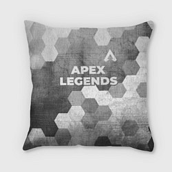 Подушка квадратная Apex Legends - grey gradient посередине