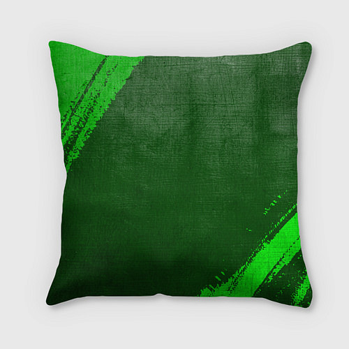 Подушка квадратная Black Butler - green gradient / 3D-принт – фото 2