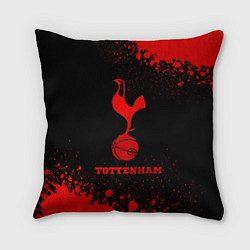 Подушка квадратная Tottenham - red gradient, цвет: 3D-принт