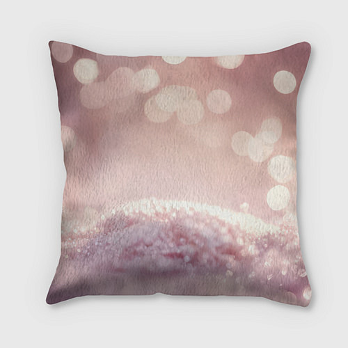 Подушка квадратная Влюбленные белочки с сердечком / 3D-принт – фото 2