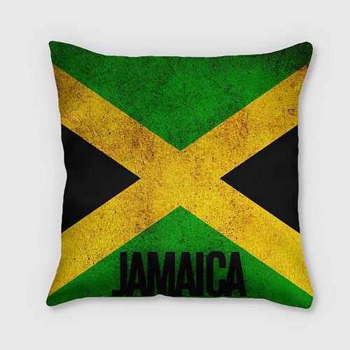 Подушка квадратная Jamaica lion flag / 3D-принт – фото 2