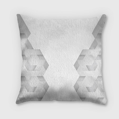 Подушка квадратная Brighton white poly / 3D-принт – фото 2