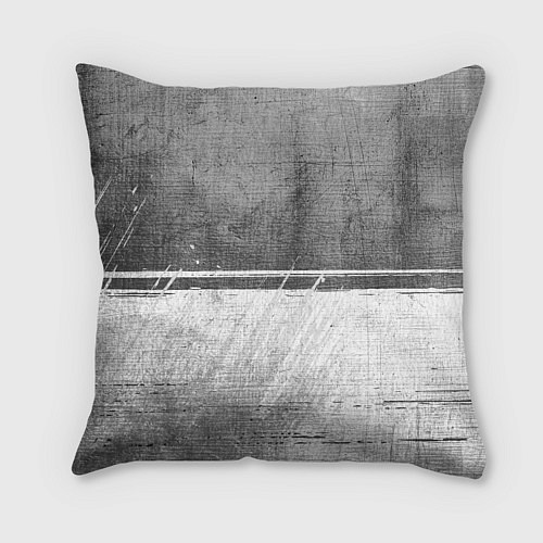 Подушка квадратная FAW - grey gradient посередине / 3D-принт – фото 2