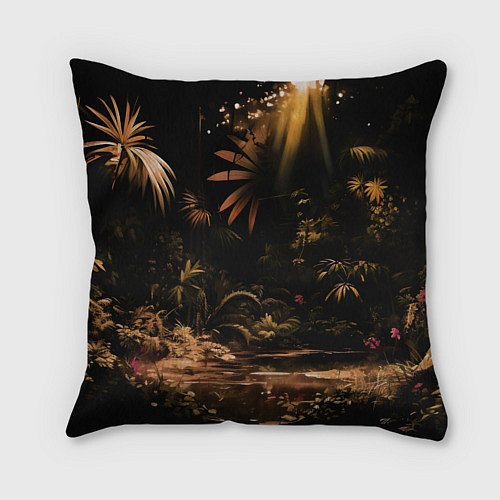 Подушка квадратная Все дуреют с этих ятаганов / 3D-принт – фото 2