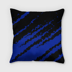 Подушка квадратная The color is black and blue, цвет: 3D-принт