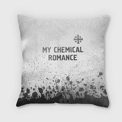 Подушка квадратная My Chemical Romance - white gradient посередине, цвет: 3D-принт